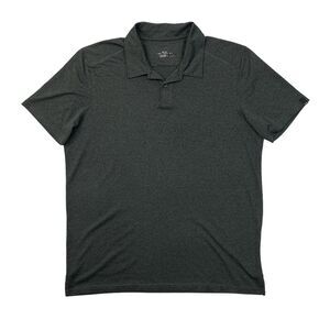 Oakley Polo Shirt Mens XL Extra Large Gray Heather Short Sleeve Performance Golf